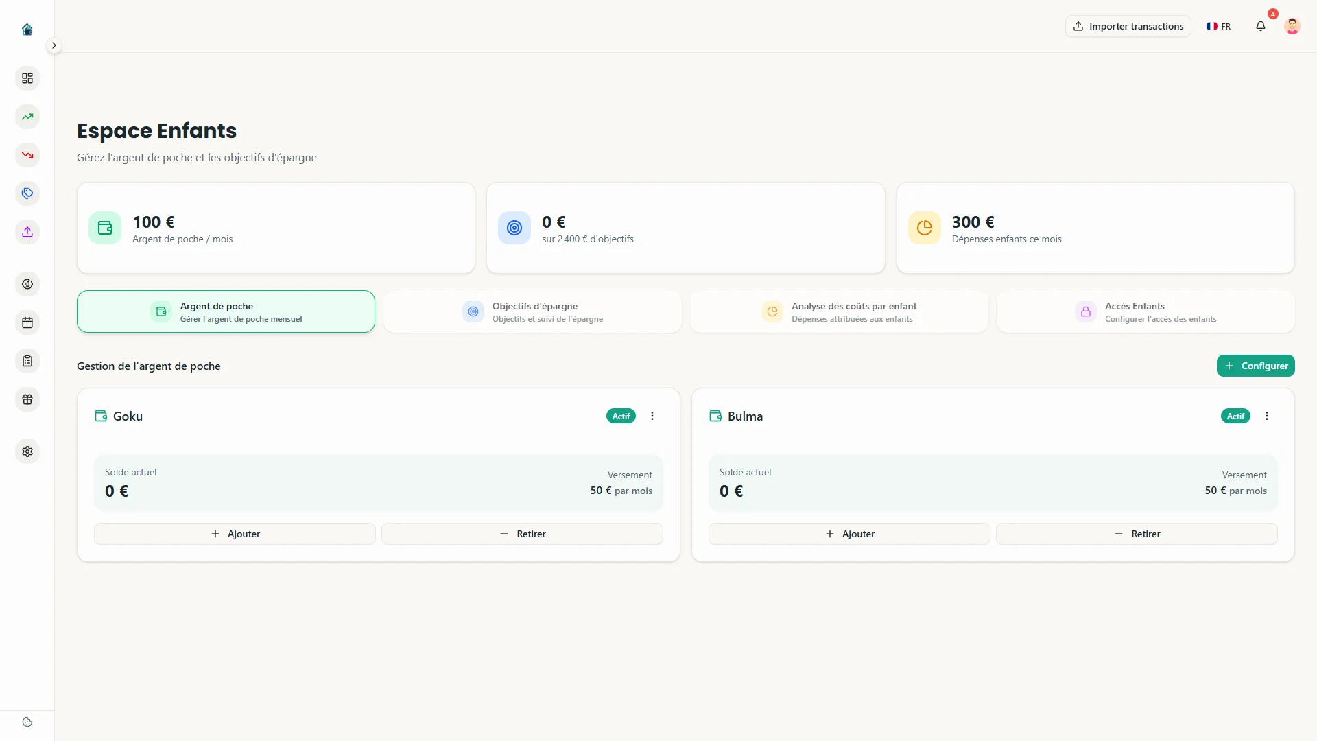 Adding a child member